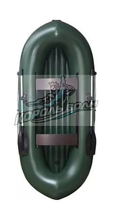 Лодка ПВХ Ангара 270 НД Зеленая