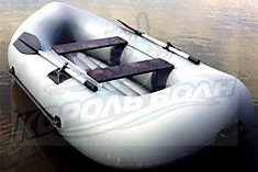 Лодка ПВХ Ангара 270 НД Серая